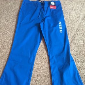 Royal blue scrub pants